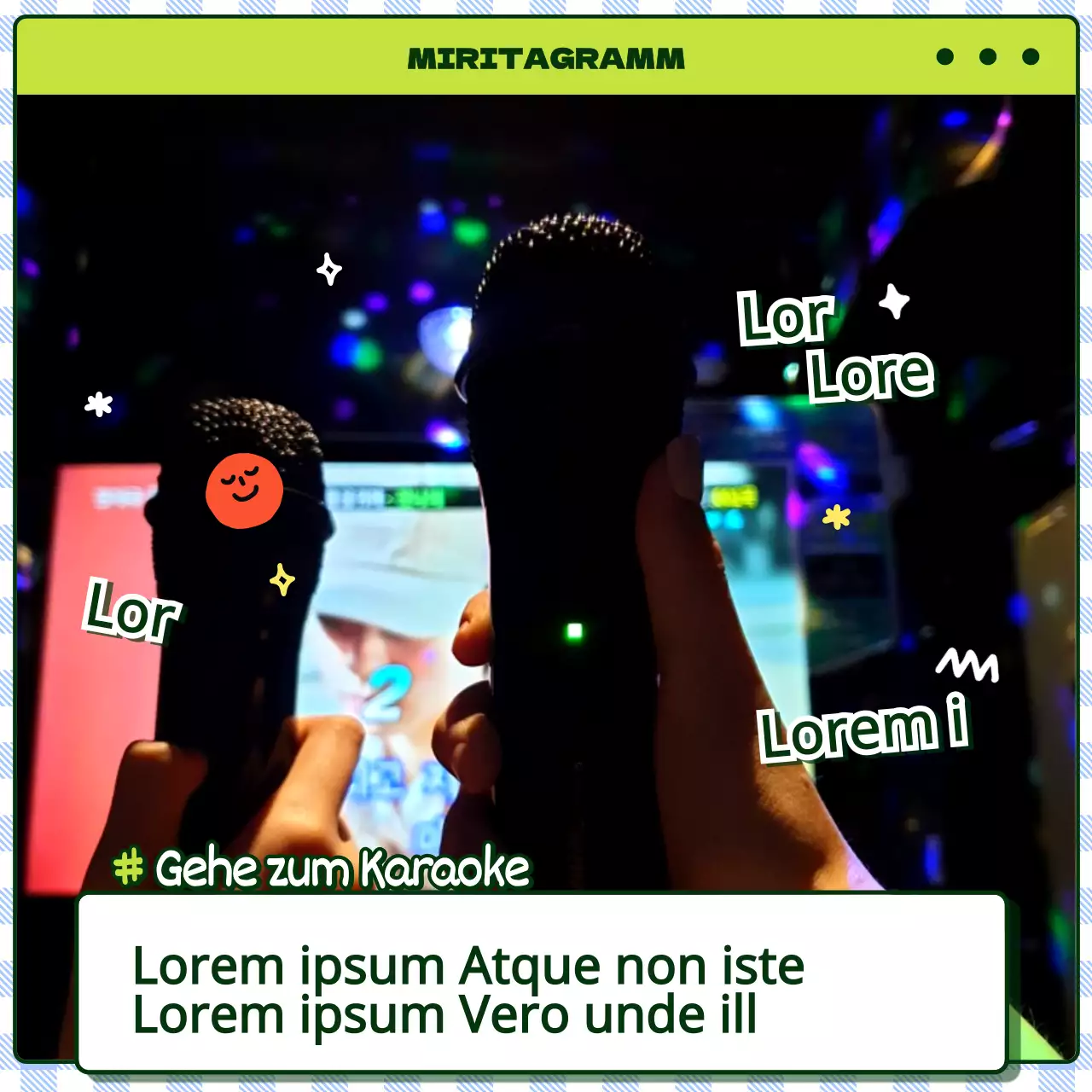 Niedlich illustrierte Taku-Motto-Cocktail-Liste