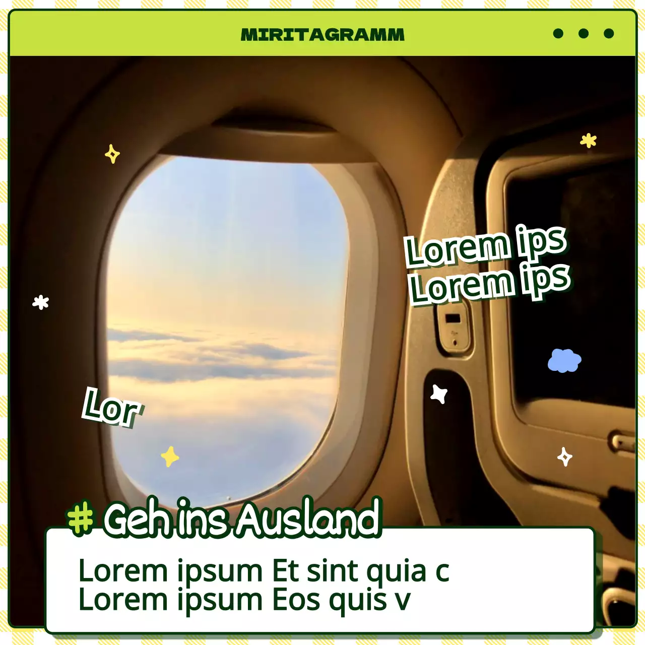 Niedlich illustrierte Taku-Motto-Cocktail-Liste