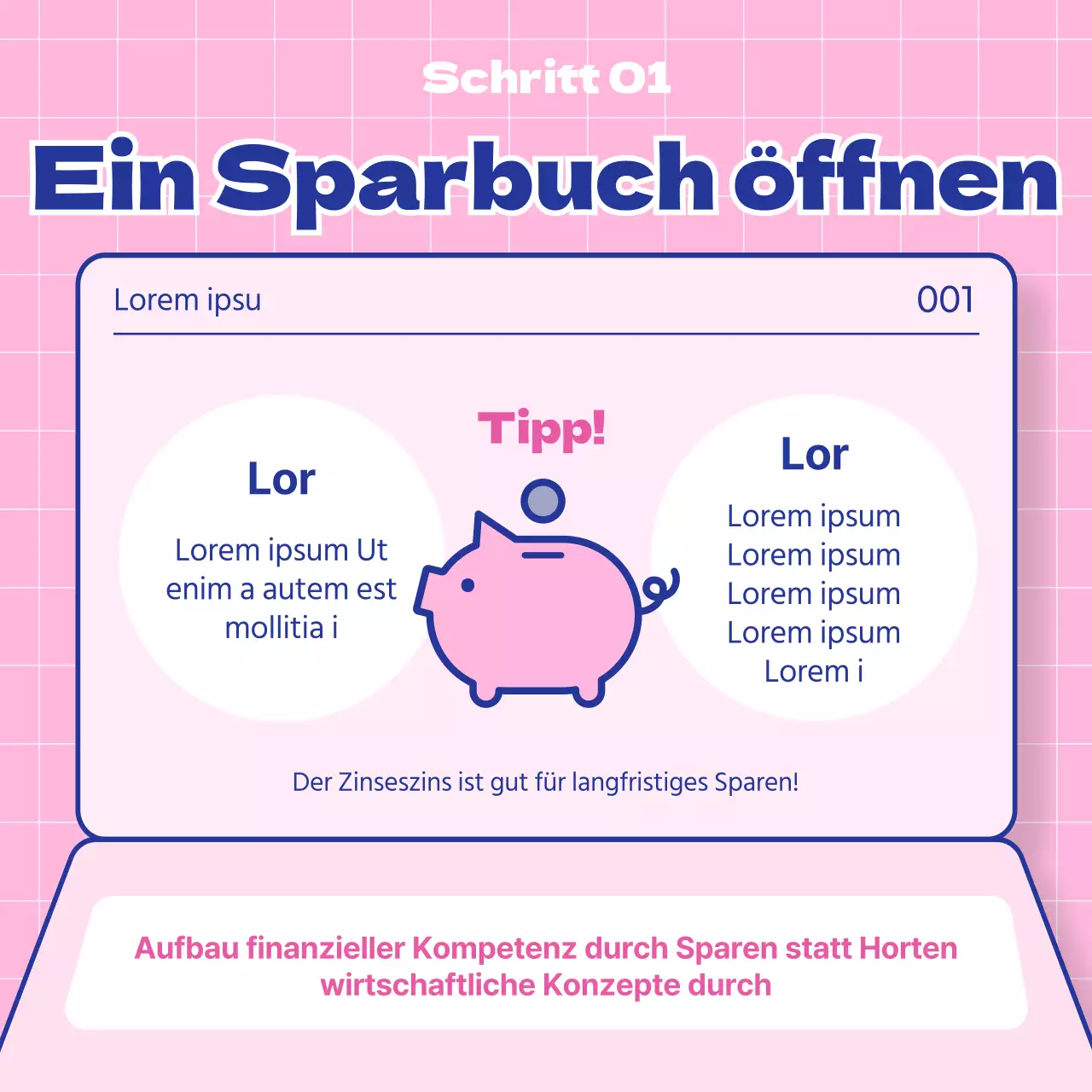 Kindern beibringen, wie sie mit ihrem rosa und blauen Steuergeld umgehen können