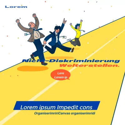 Poster für den öffentlichen Dienst