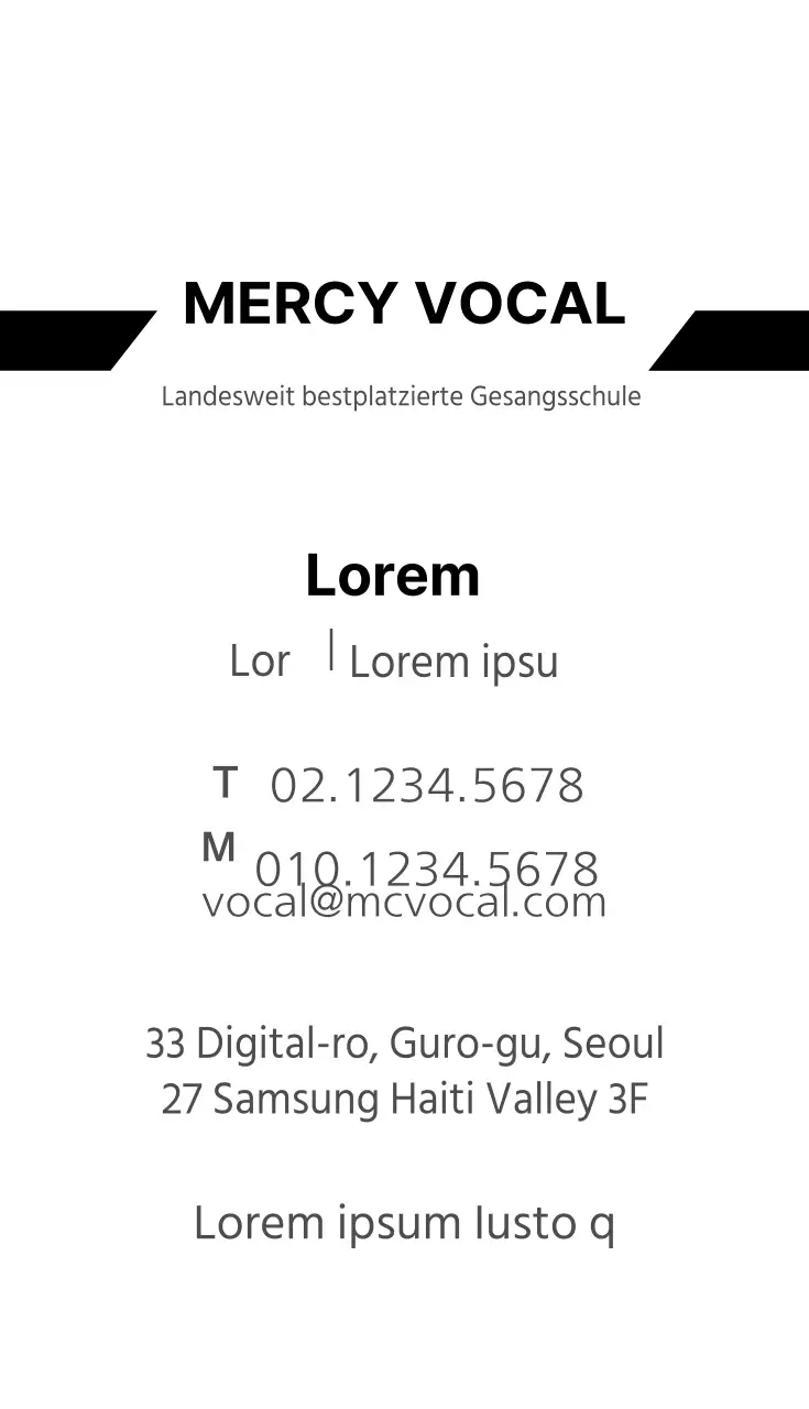 MERCY VOCAL