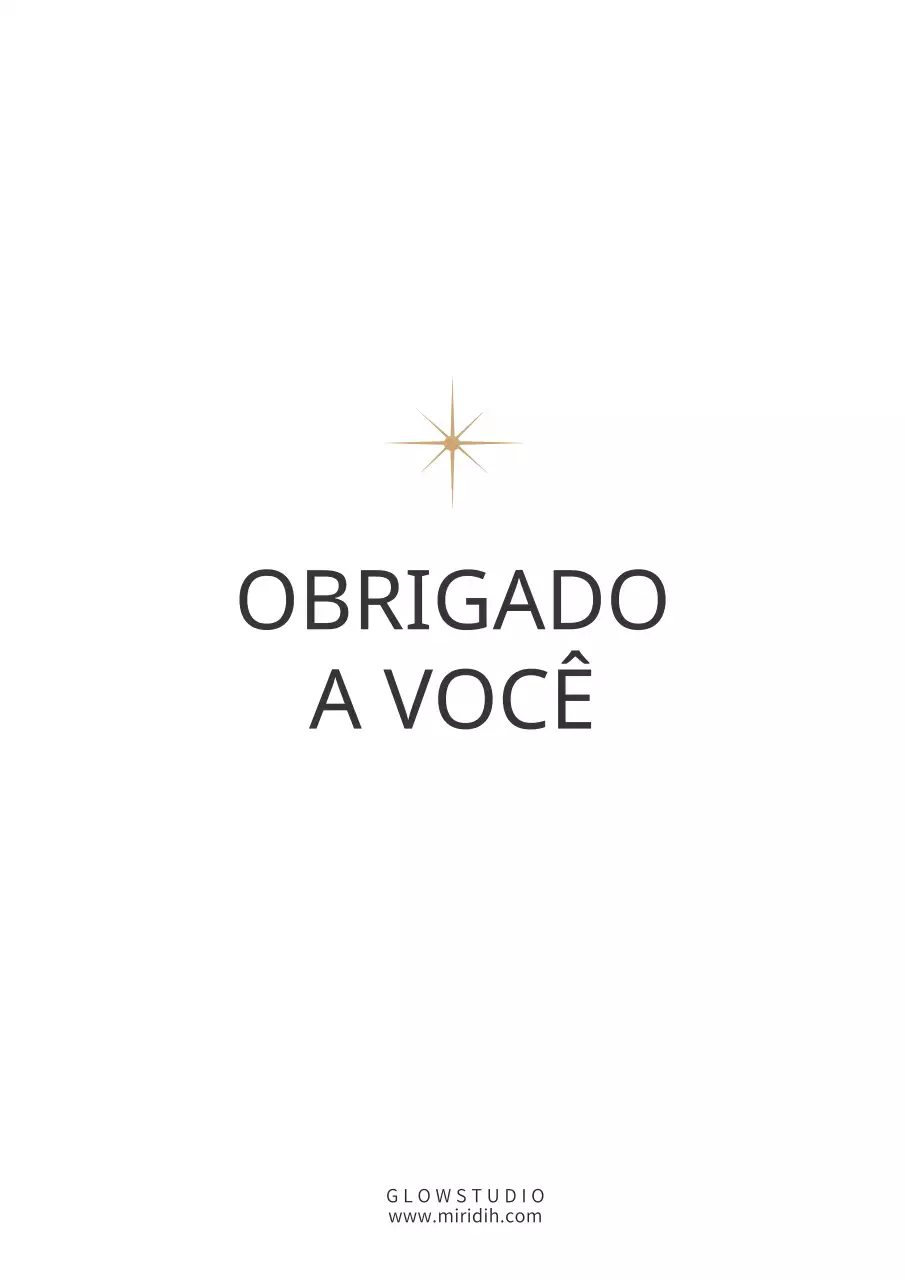 Cartaz com design elegante de agradecimento ao cliente em branco
