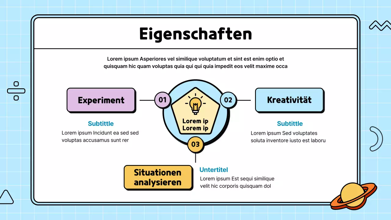 Niedliche und farbenfrohe Illustration eines Unterrichtsvorschlags für die Wissenschaft