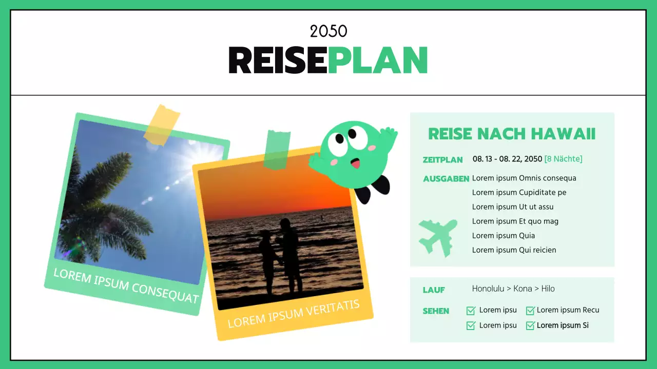 Business GoodNotes mit mintfarbenen schwarzen Linien