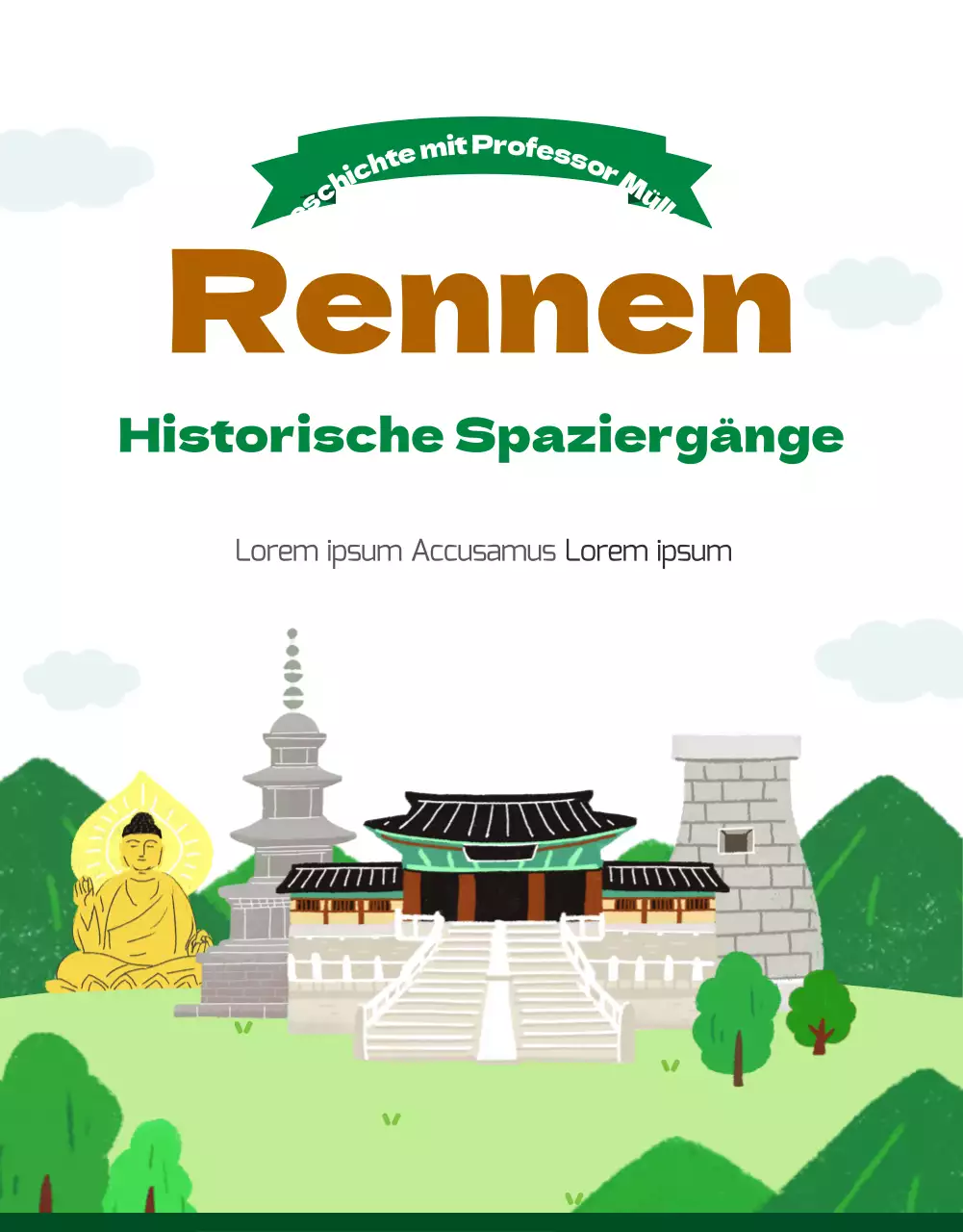 Eine abstrakte Tagesreise durch die Geschichte des Rennsports