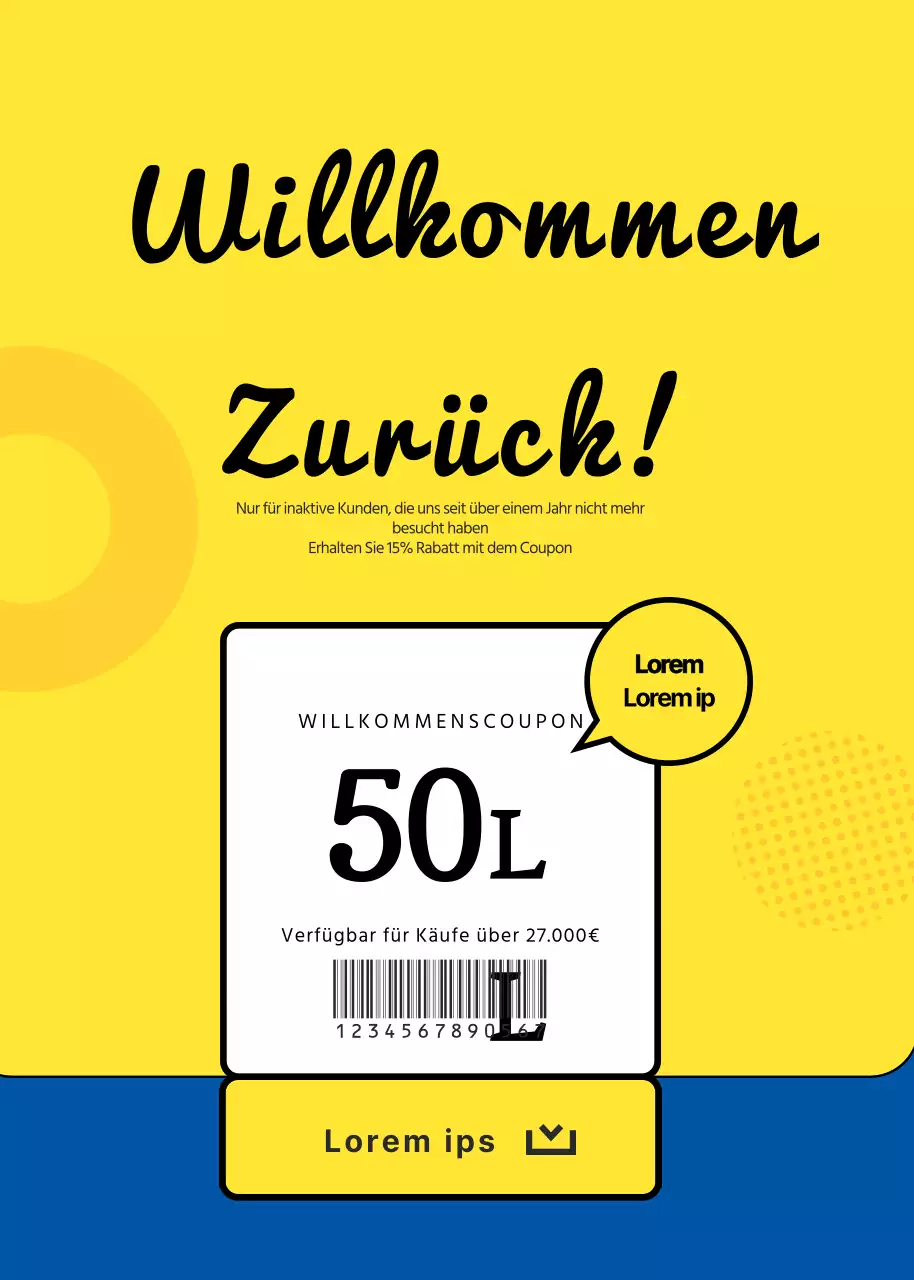 Willkommen zurück!