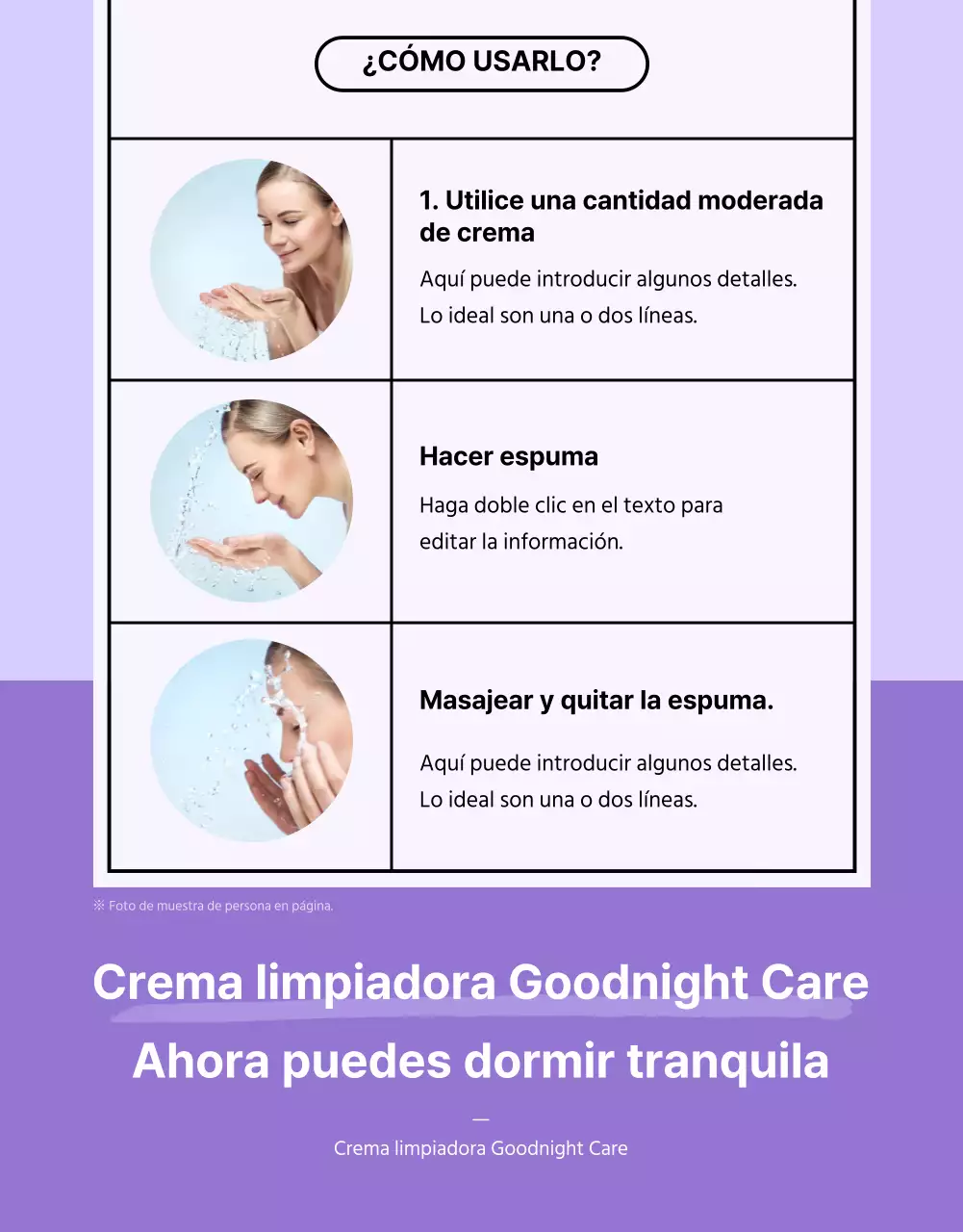 Crema limpiadora Goodnight Care