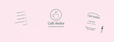 Rosa einfache Linie Illustration