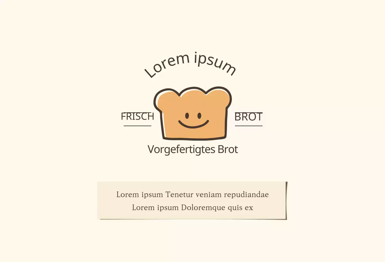 Bäckerei mit Brotträger