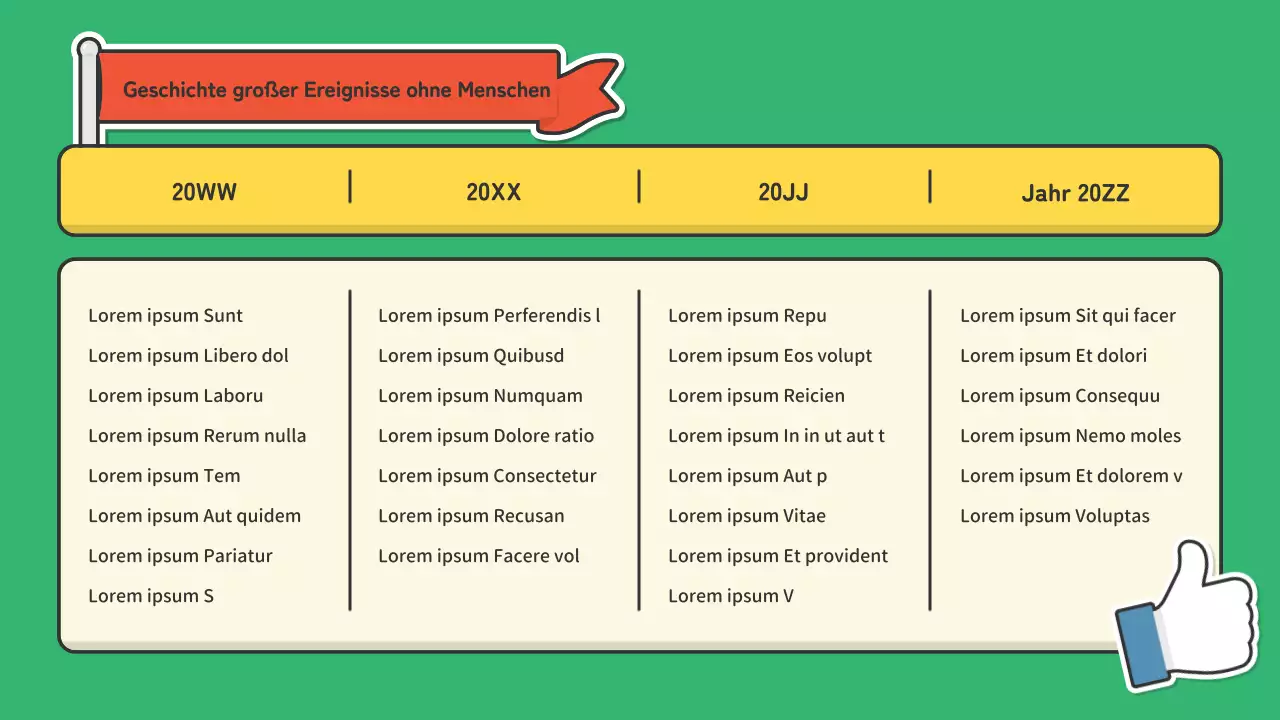Ein Portfolio für Moderatoren in der Performance-Branche mit einem niedlichen rot-grünen Aufkleberkonzept