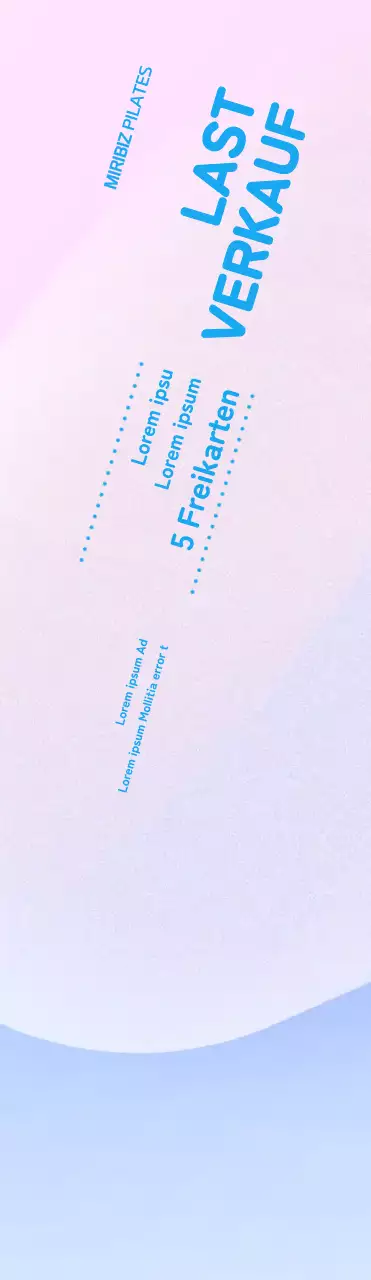 Bewerben Sie Ihre Pilates-Veranstaltung mit einem emotionalen 3D-Grafik-Hintergrund