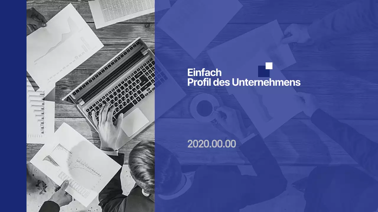 Einfaches Firmenprofil