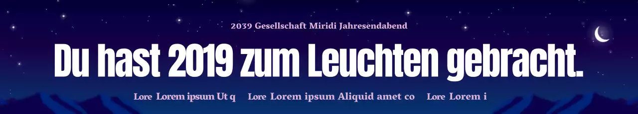 Funkeln Sie Ihre Nacht