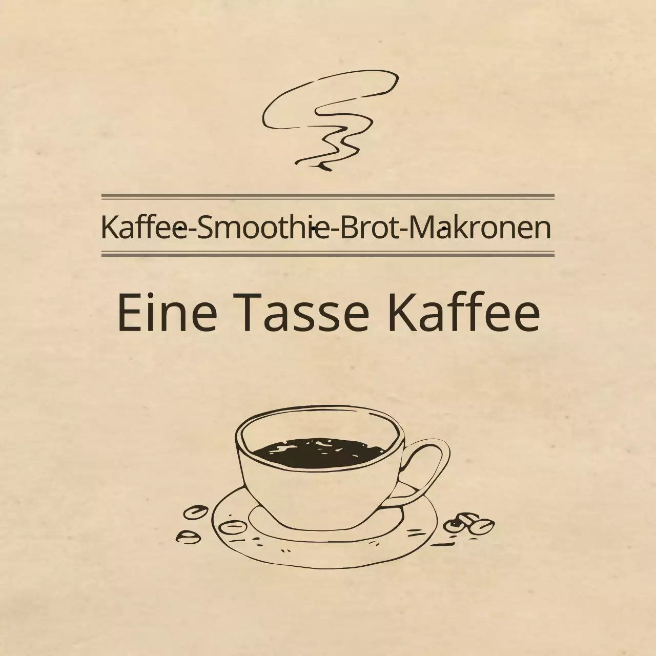 Eine Tasse Kaffee