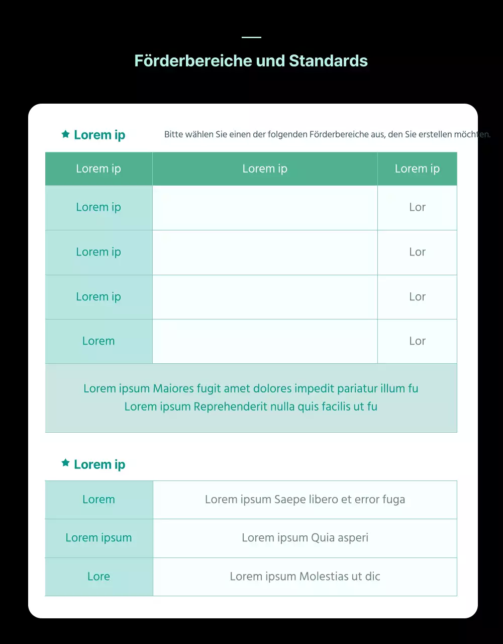 Ein trendiger, schlichter Minzton auf schwarzem Kurzfilm Erfahren Sie mehr