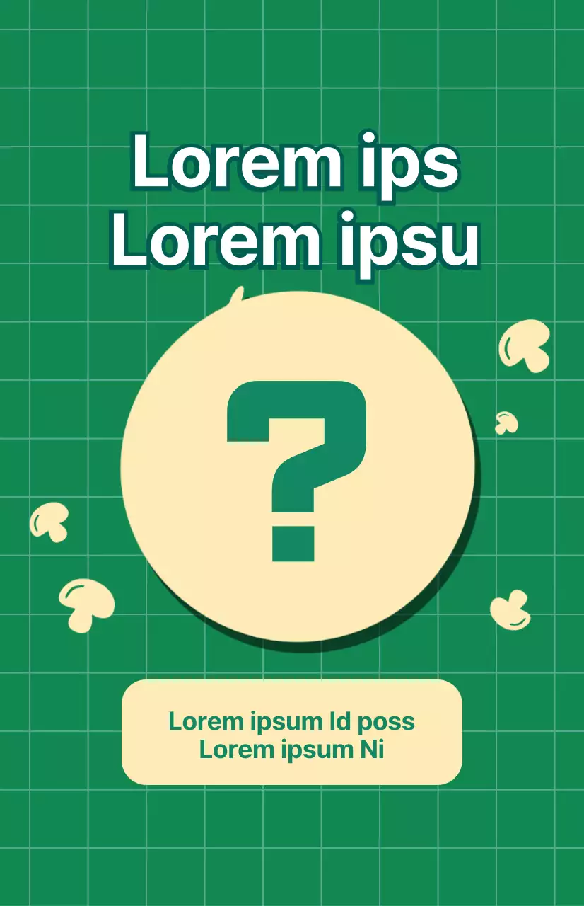 Werbung für ein neues Salatmenü mit grün kariertem Hintergrund