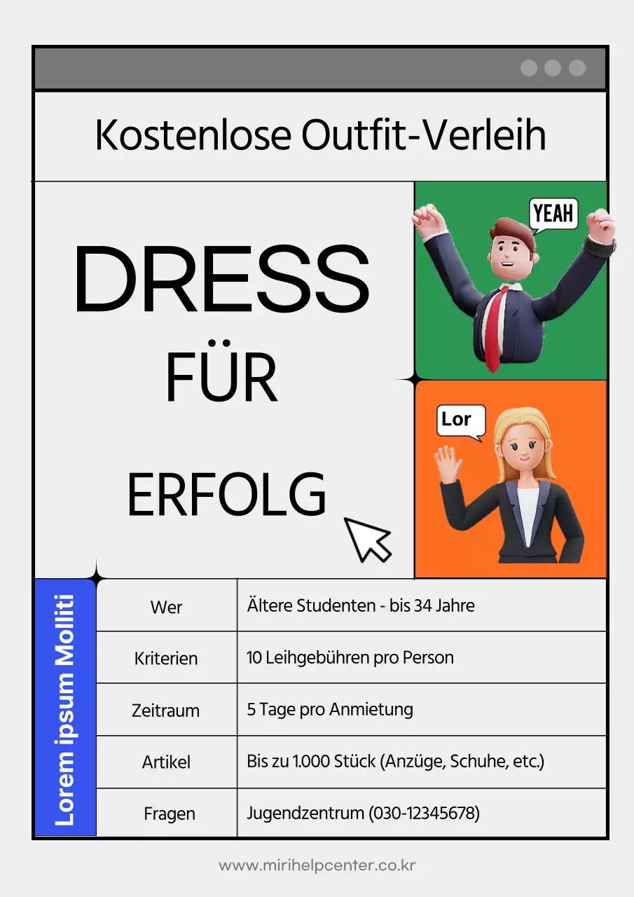 Mieten Sie einen Anzug in neutralen Grün-, Orange- und Blautönen mit einem Computerkonzept