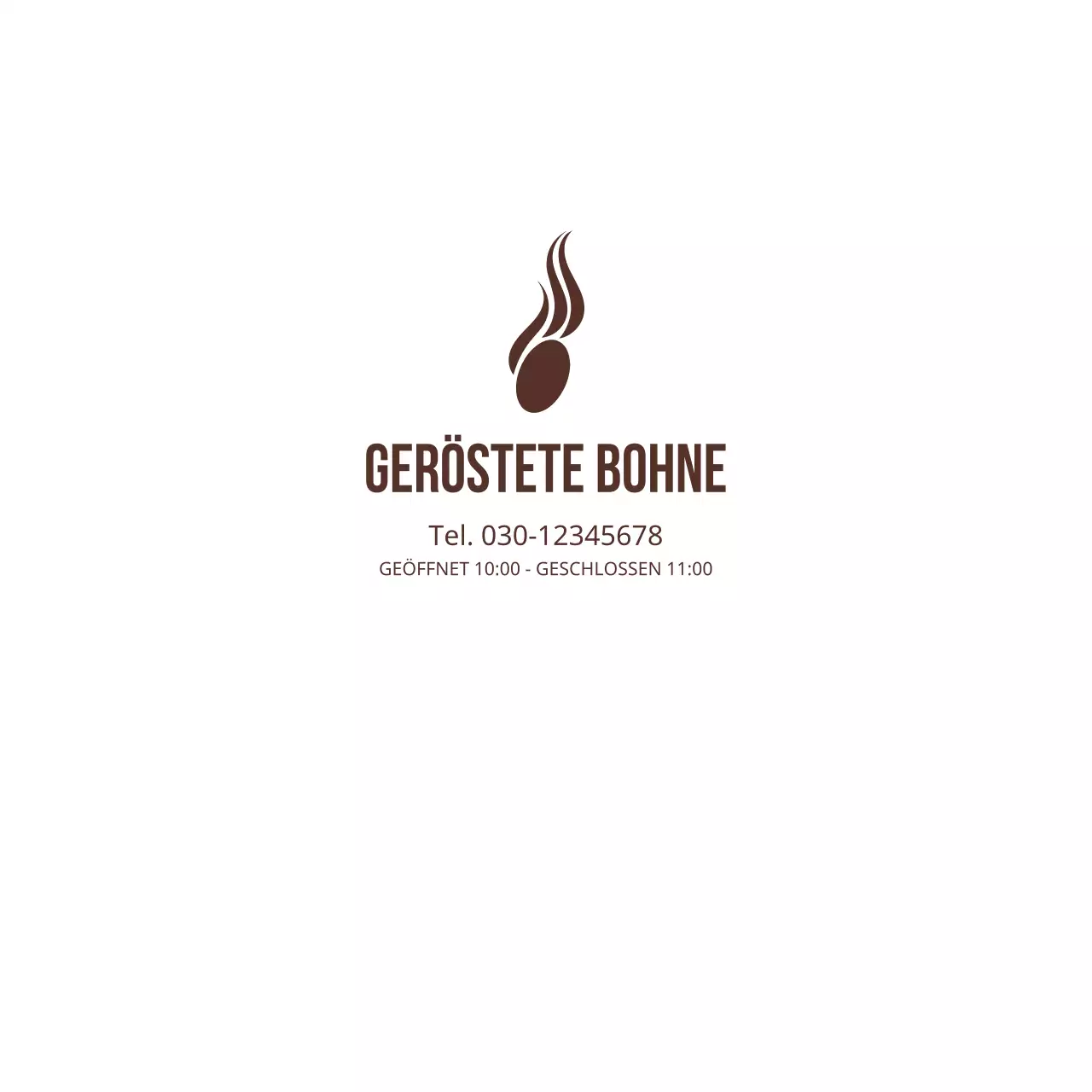 Verlorenes Bohnencafé