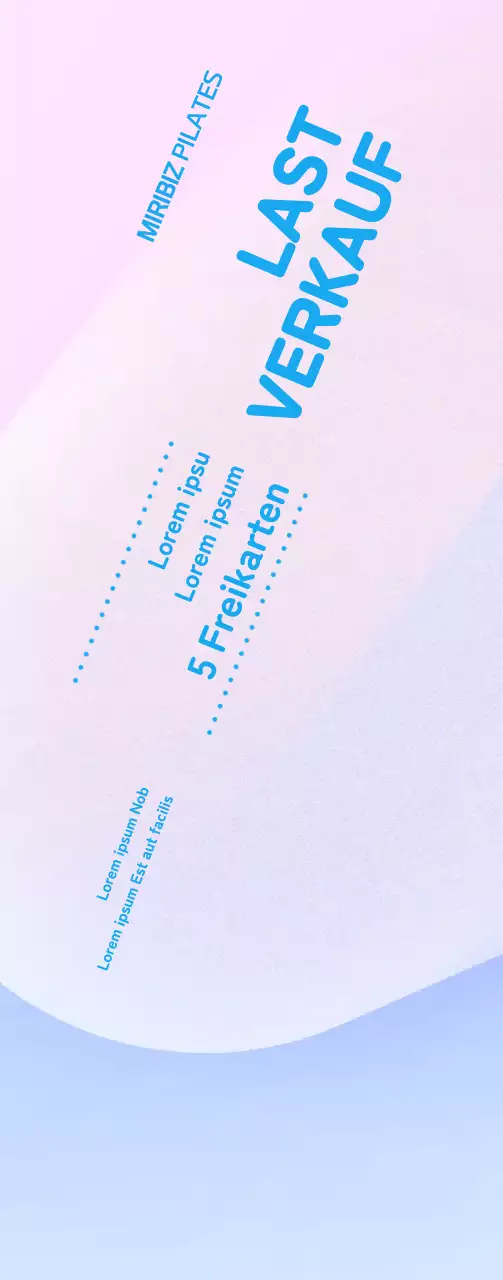 Bewerben Sie Ihre Pilates-Veranstaltung mit einem emotionalen 3D-Grafik-Hintergrund