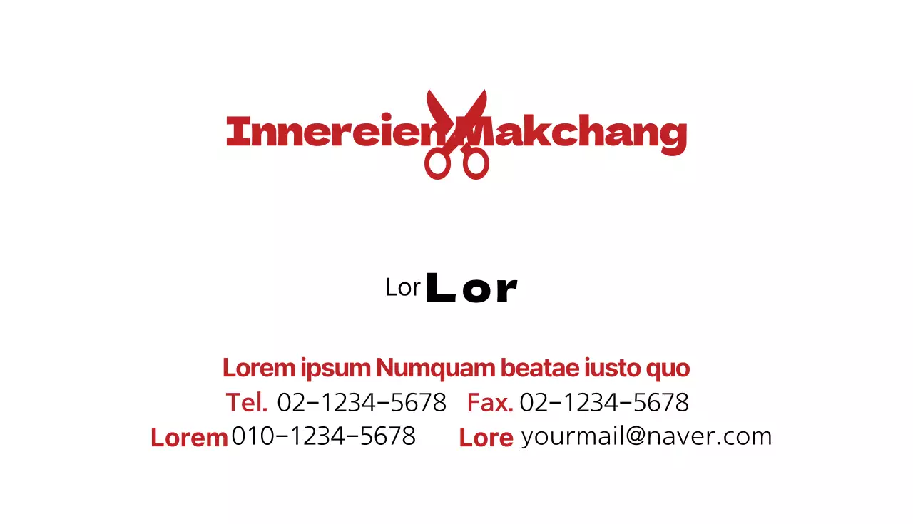 Visitenkarten für Friseursalons