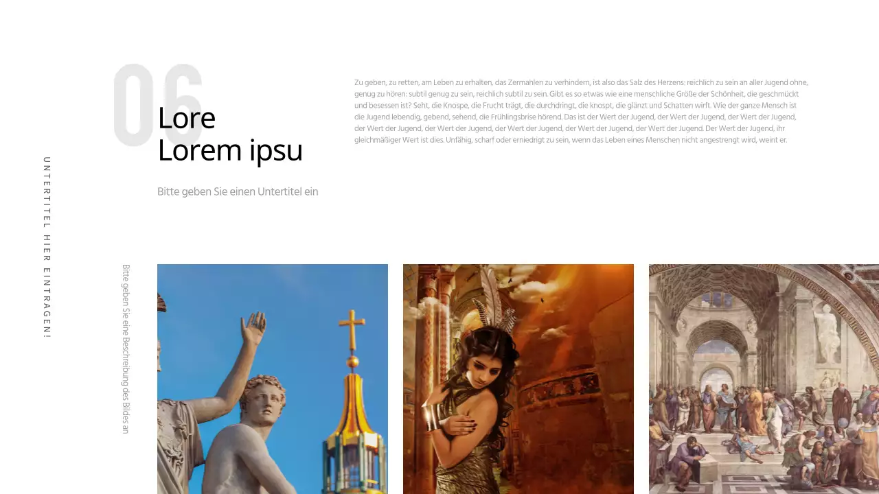 Einfache Präsentation