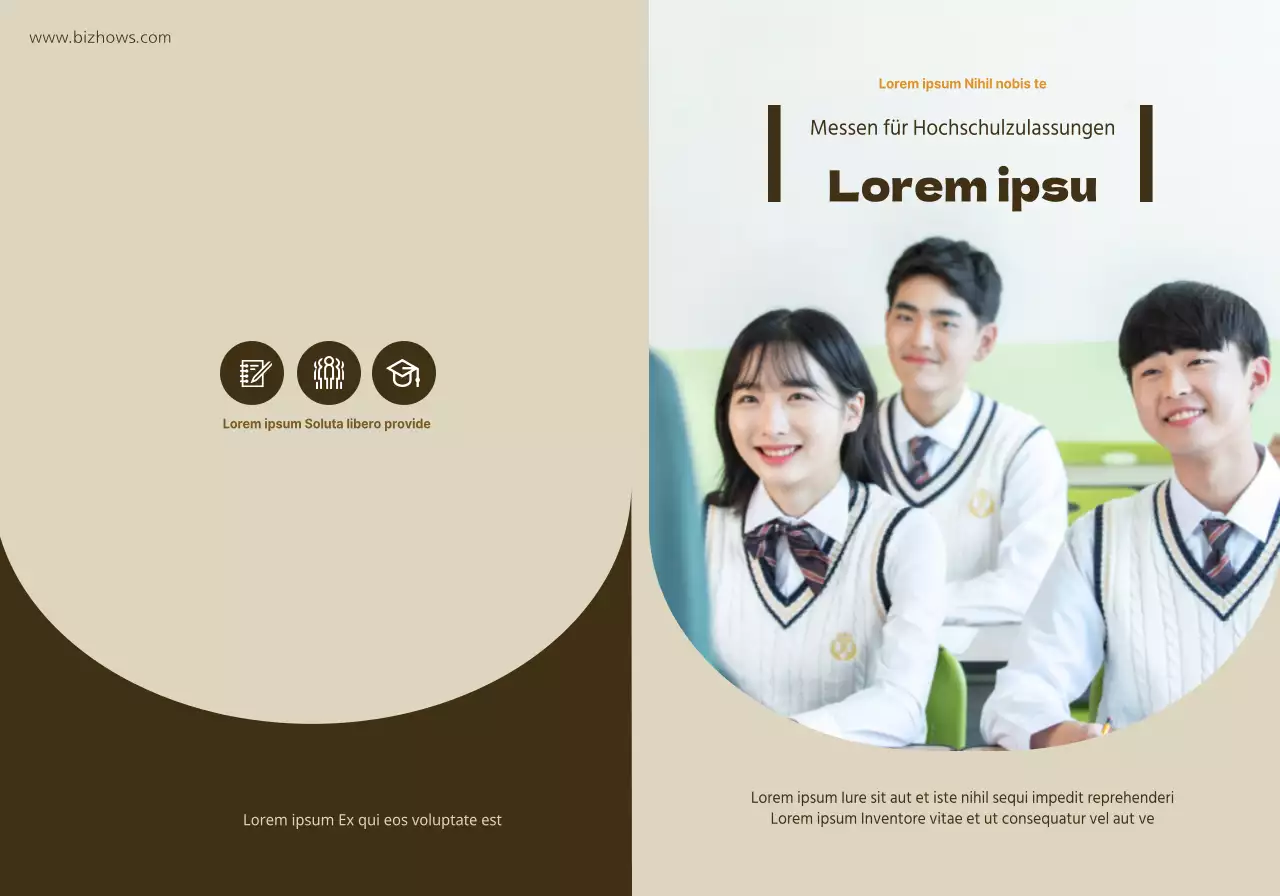 Informationen über die braunen Fachschulen für die Hochschulreifeprüfung