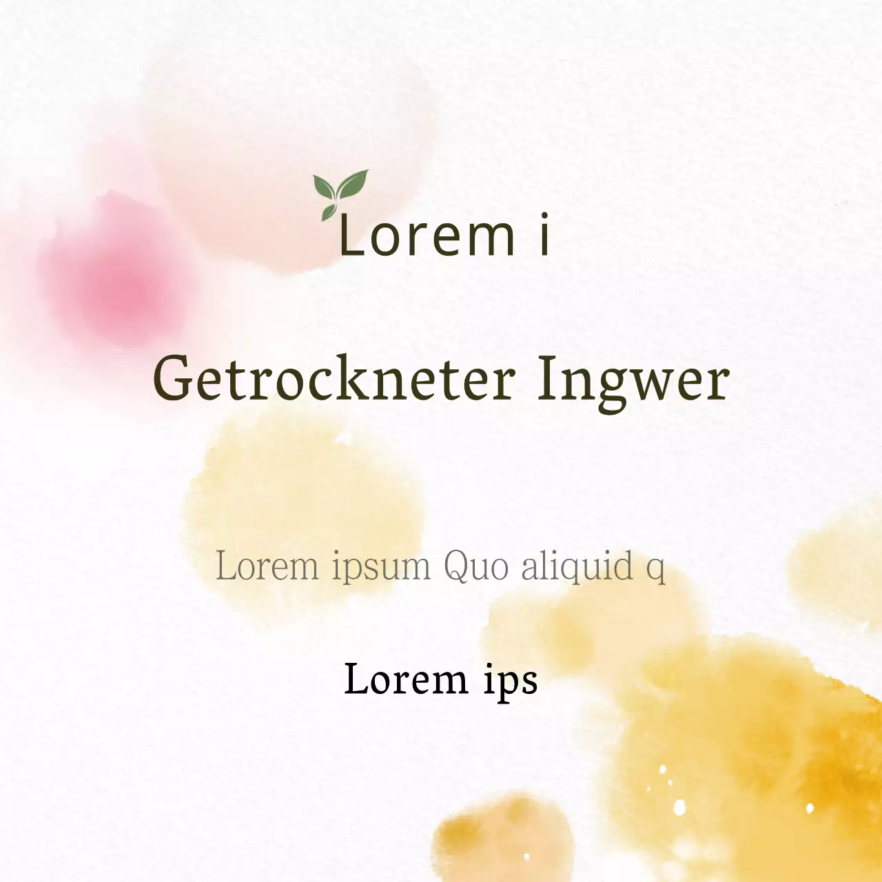 Getrockneter Ingwer