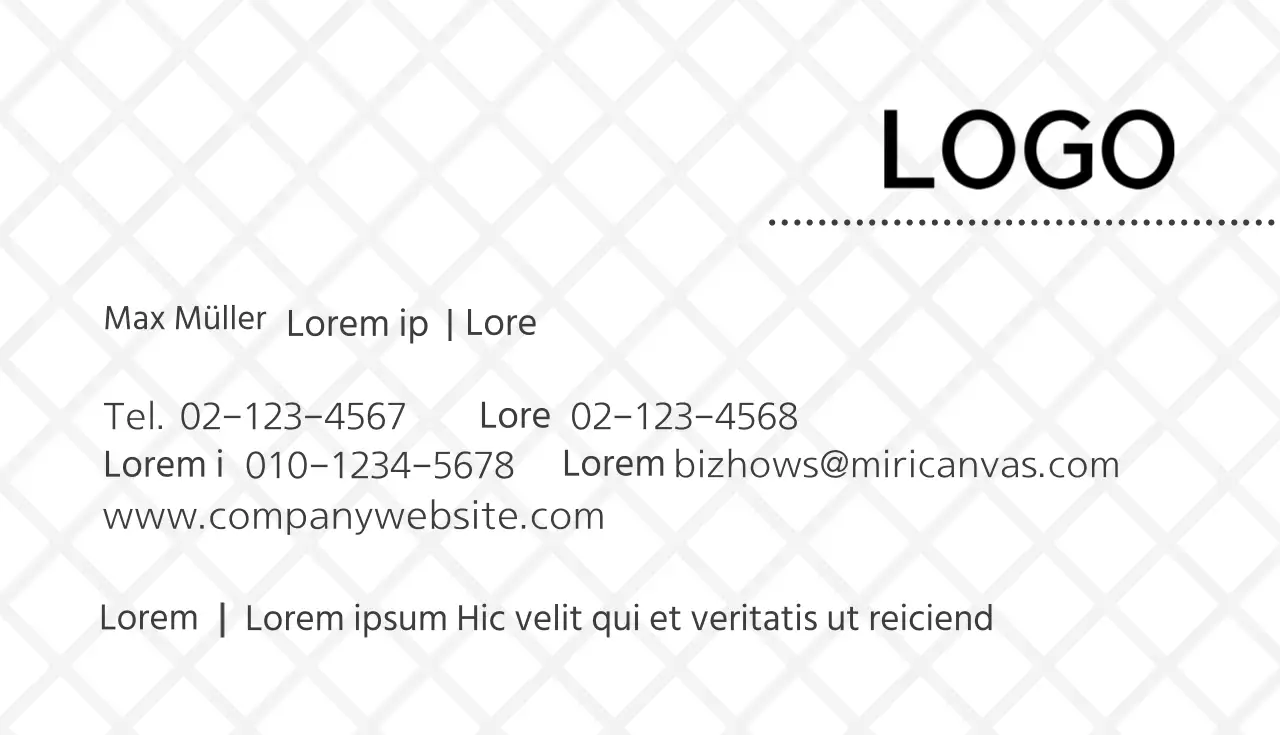 Wertpapier-Visitenkarten