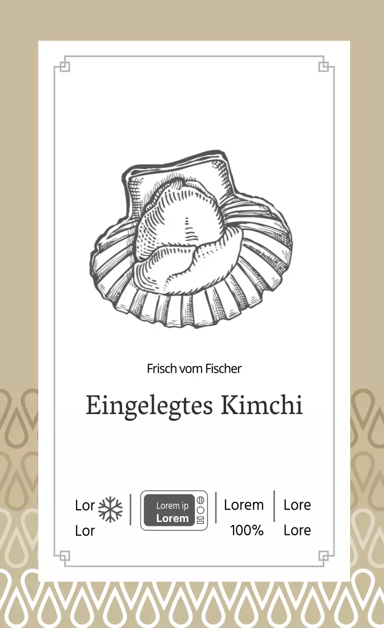 Spieße mit Meeresfrüchten