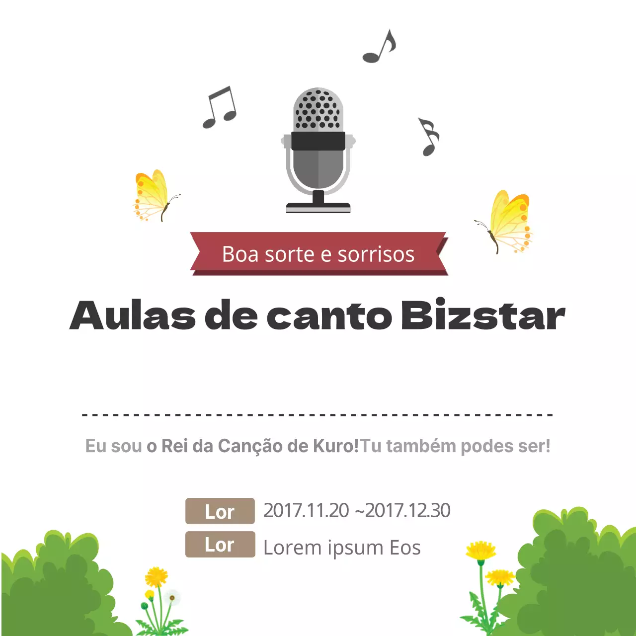 Aulas de canto Bizstar