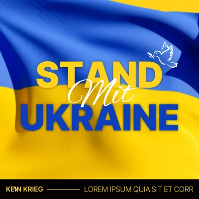 Der Krieg der blauen und gelben Gegensätze