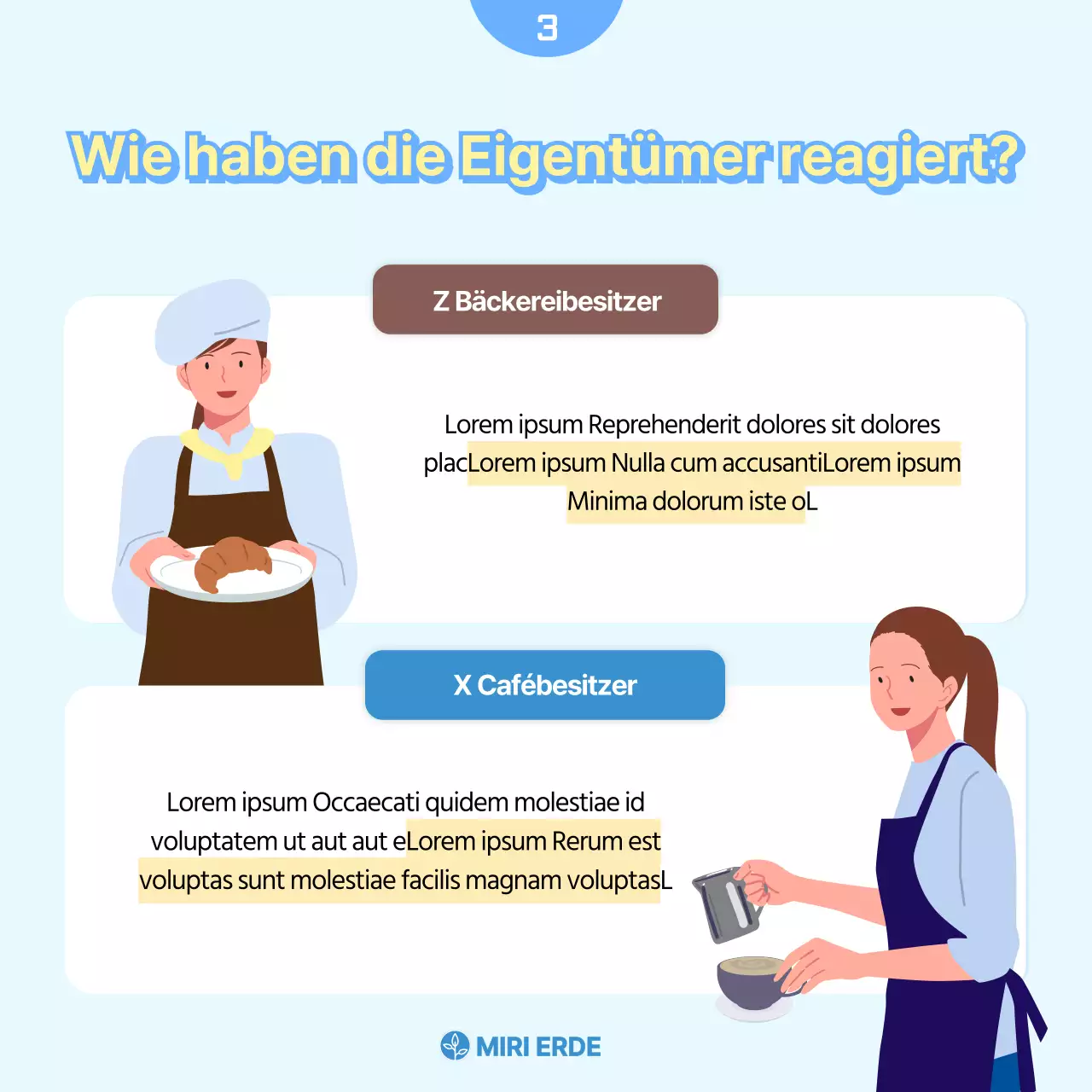 Einfache Einwegbecher in Hellblau und leuchtendem GelbBereitgestellt von CardNews