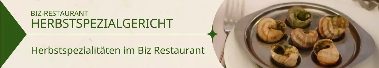 Werbung für ein Restaurantmenü mit einem ruhigen, emotionalen Konzept