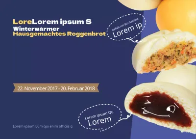 Winterbrötchen Neues Menü Event
