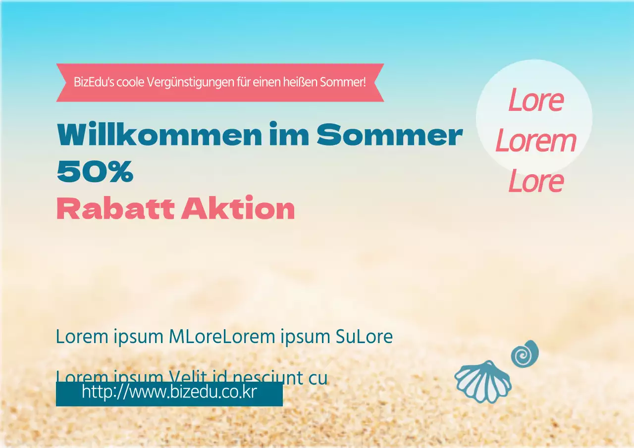 Veranstaltungen im Sommer