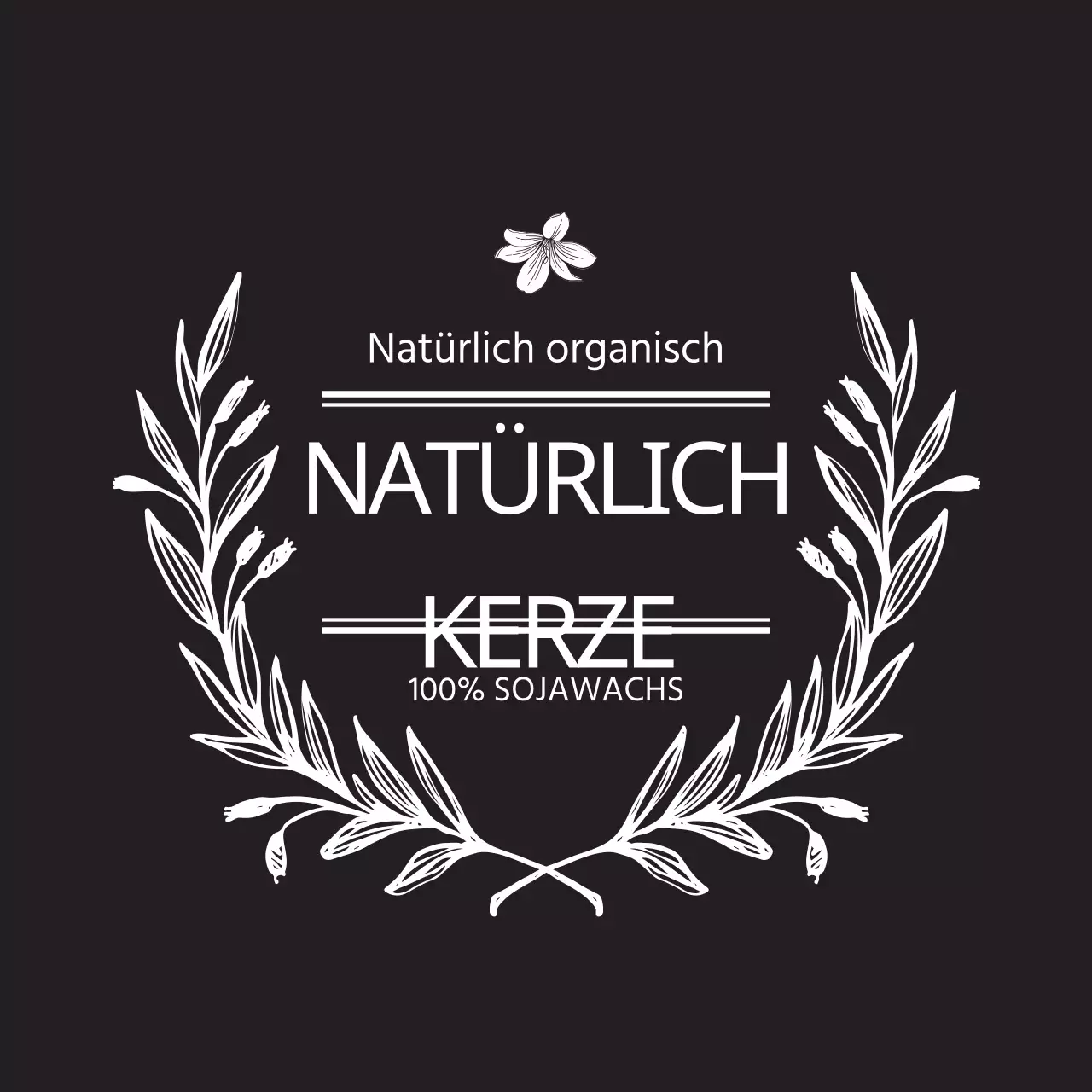 NATÜRLICHE KERZE