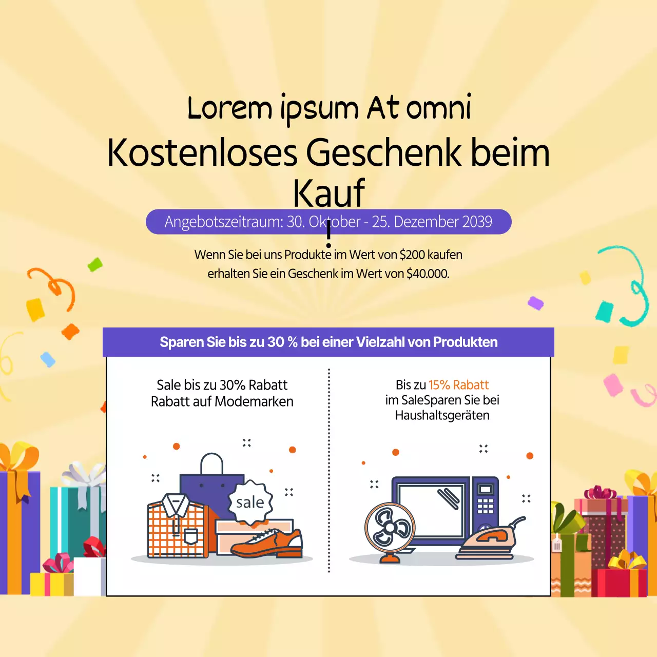 Geschenkgutschein für den Kauf eines Produkts