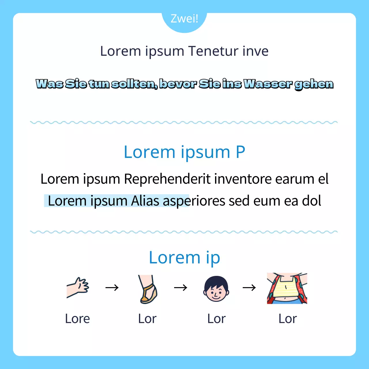 Was man vor und nach einem süßen kleinen blauen Dip tun sollte