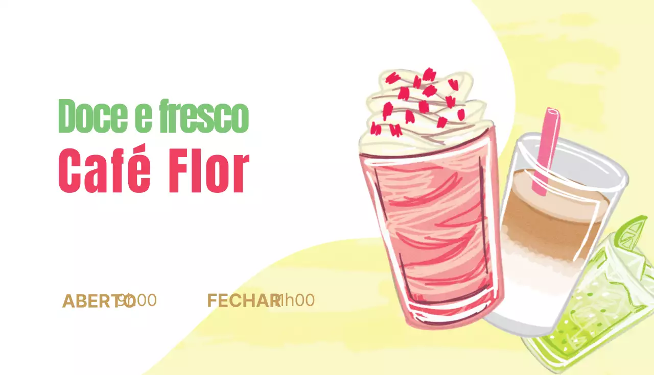 Cartões de visita de cupões de café