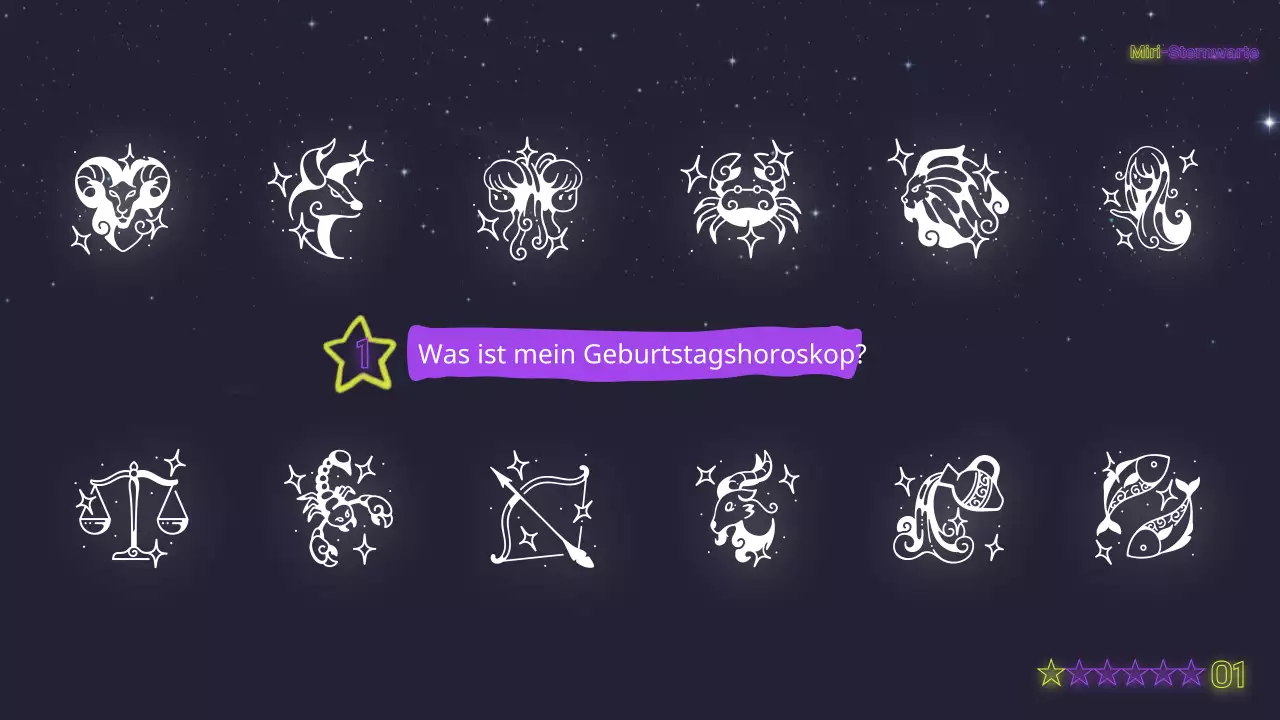 Mystische neongelbe und violette Unterrichtsmaterialien