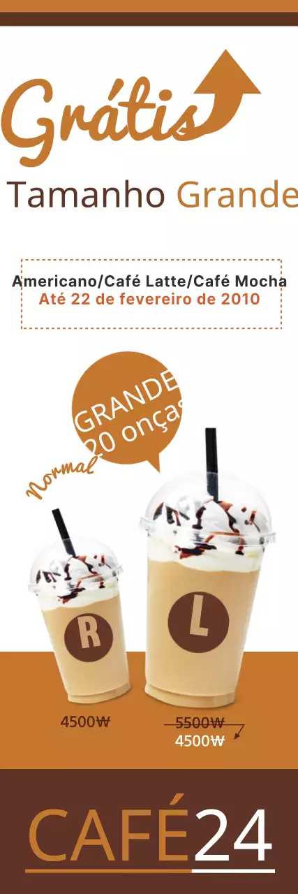 Dimensionamento do café