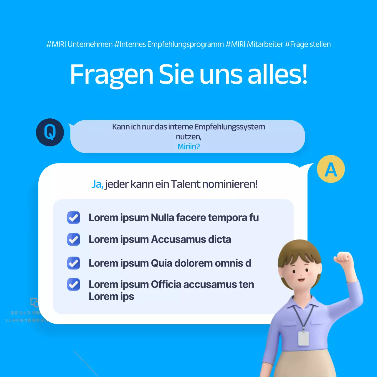 Blaue 3D-Illustration eines internen Überweisungsschemas