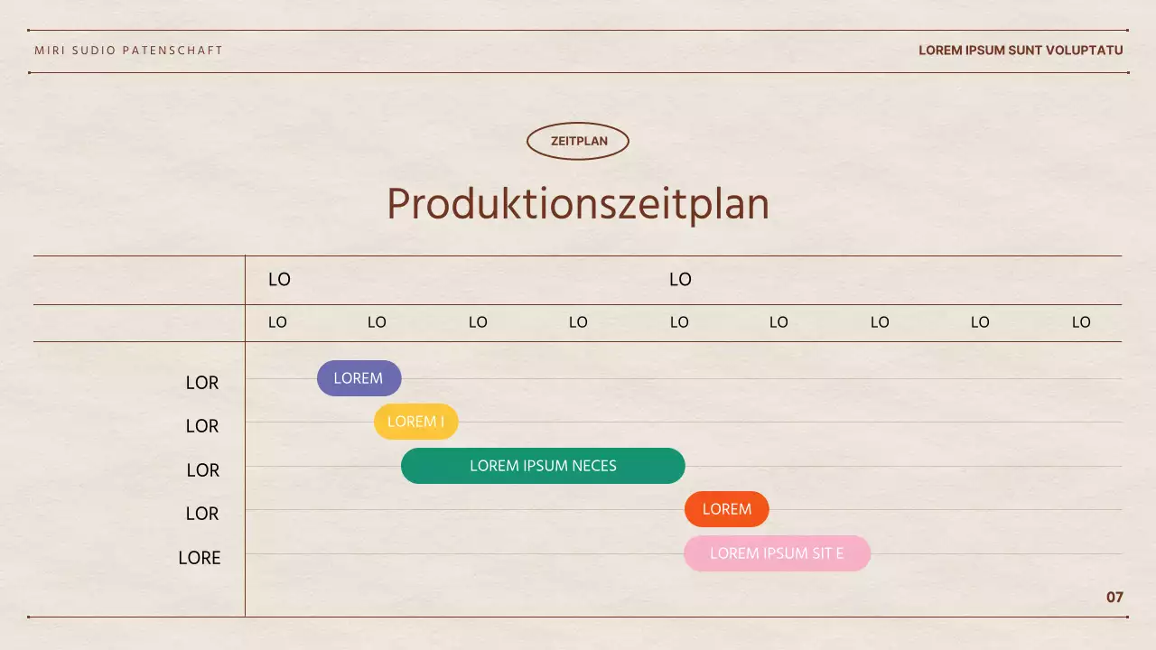 Der Vorschlag von Web-Talent Hyun Chan mit einem Papierhintergrund und bunten geometrischen Formen