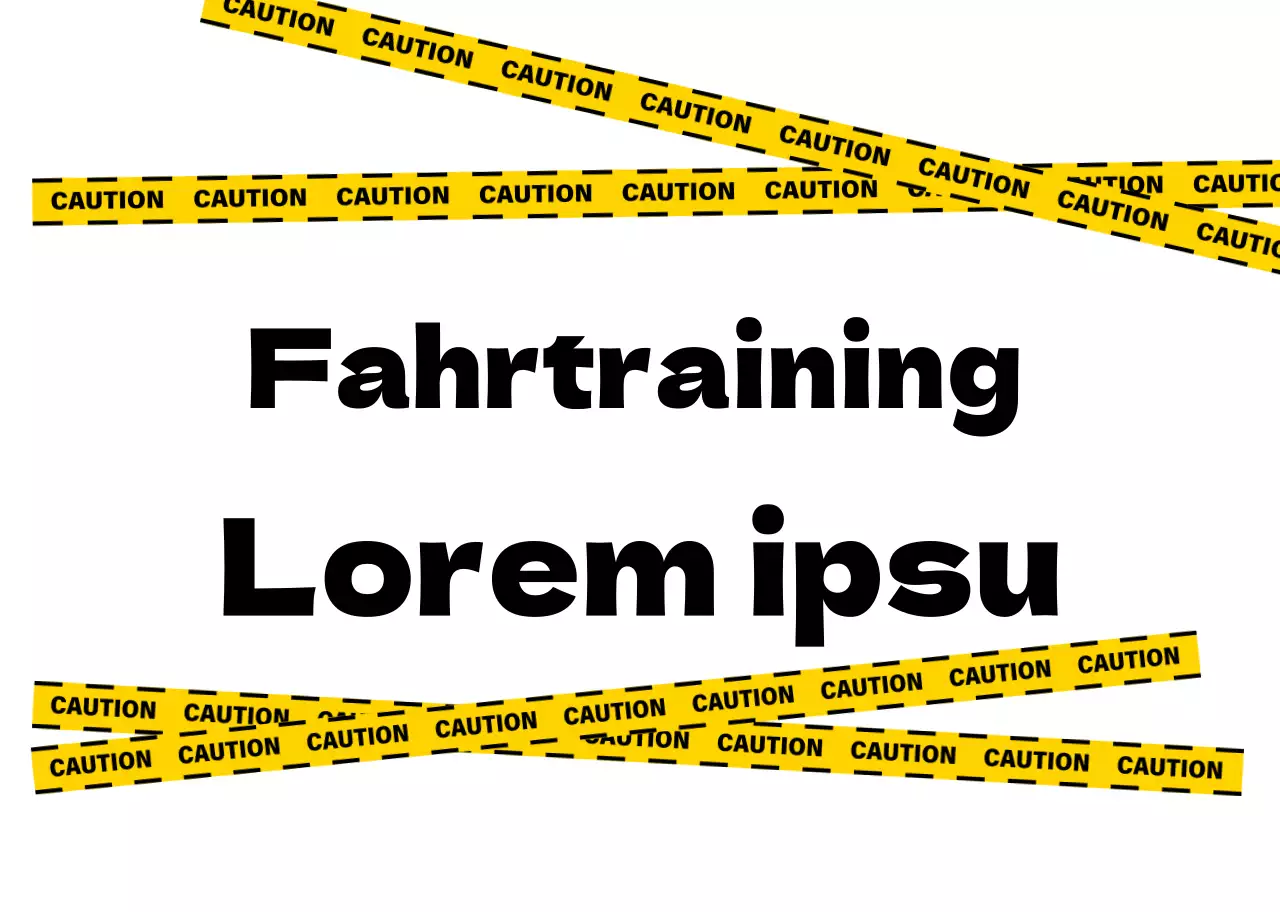 Gelb Schwarz Leicht lesbare Anleitungen für Fahranfänger