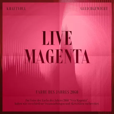 Rosa ist die Farbe des Jahres, mit einem Knall