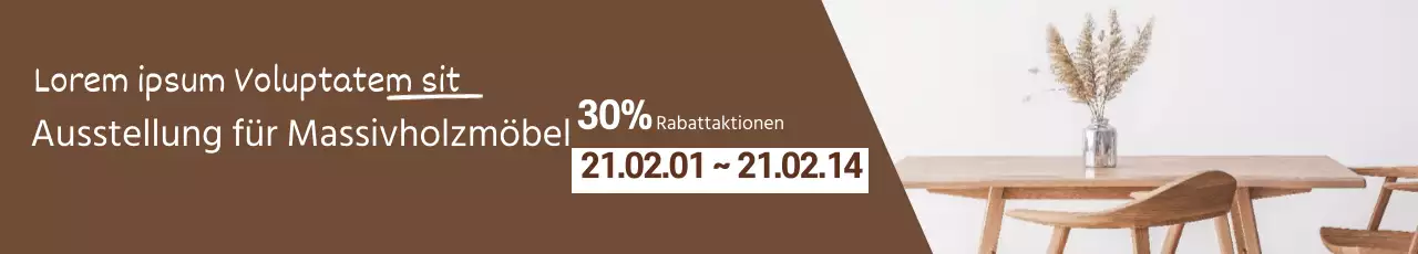 Brown PhotographyWerben Sie für einen Ausverkauf von sauberen Möbeln und Wohnaccessoires.