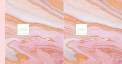 Orange Modern Marble Pattern Jewellery Shop