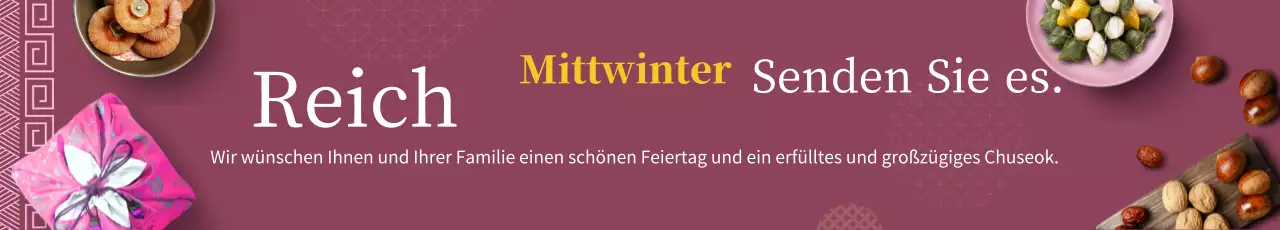 Chuseok Feiertagsgrüße