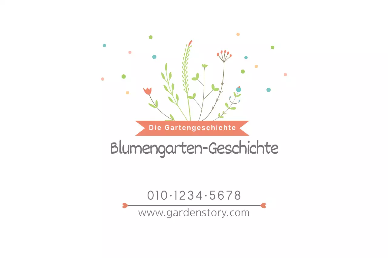 Blumengarten-Geschichte