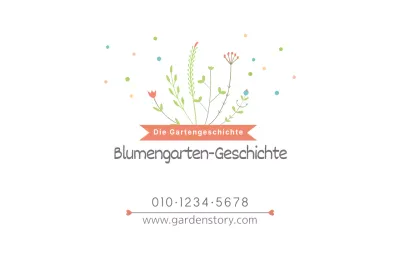 Blumengarten-Geschichte